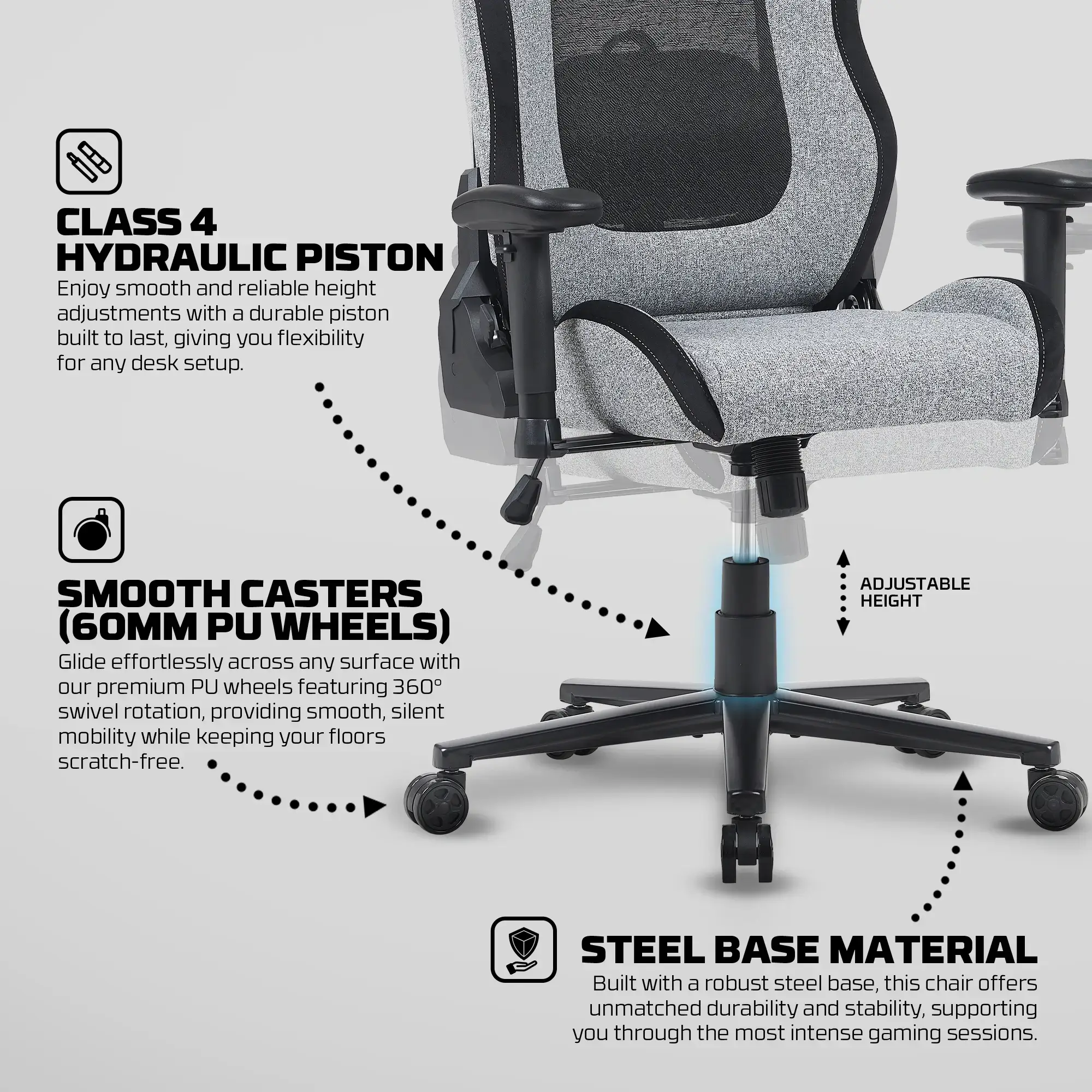 FANTECH GC195 GAMING CHAIR FANTECH GC195 GAMING CHAIR